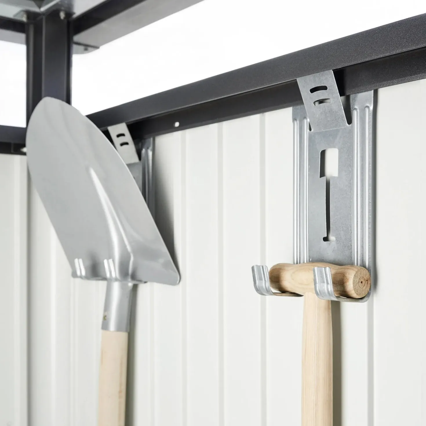 Casetta da giardino Biohort HighLine sp 0,5 mm 222x275x195 cm grigio 2 batt.