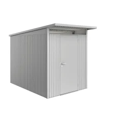 Casetta da giardino Biohort AvantGarde sp 0,5 mm 180x300x218 cm argento standard