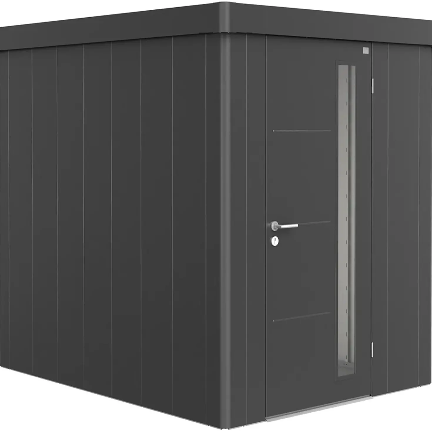 Casetta da giardino Biohort Neo sp 5 mm 180x236x222 cm grigio standard