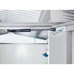 Casetta da giardino Biohort Panorama sp 0,5 mm 227x158x273 cm argento standard