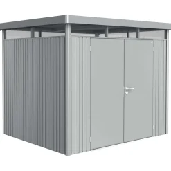 Casetta da giardino Biohort HighLine sp 0,5 mm 222x275x235 cm argento 2 batt.
