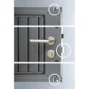 Casetta da giardino Biohort HighLine sp 0,5 mm 222x275x19 cm quarzo standard