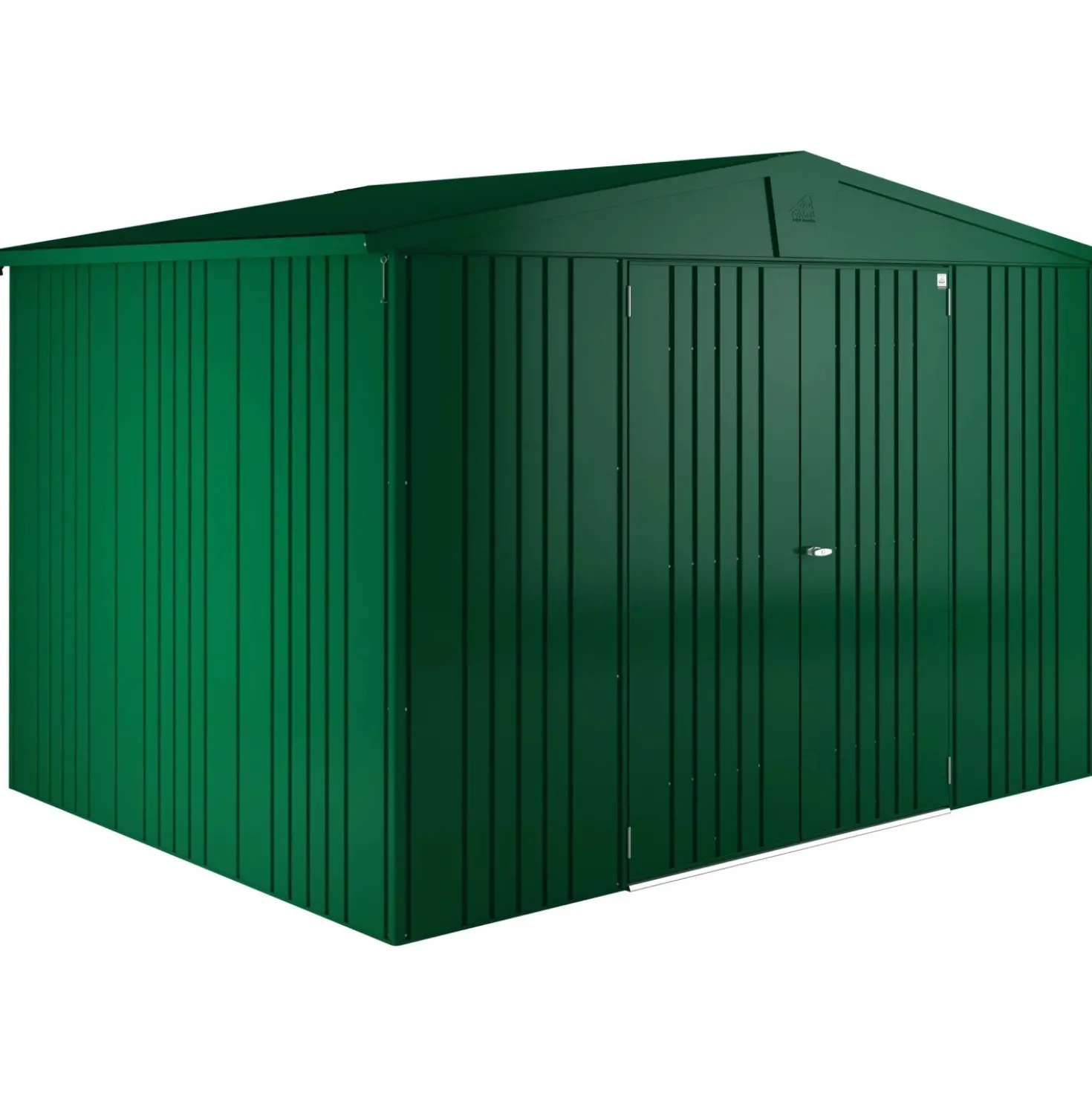 Casetta da giardino Biohort Europa sp 0,5 mm 209x316x228 cm verde 2 batt.
