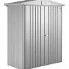 Casetta da giardino Biohort Europa sp 0,5 mm 196x172x84 cm argento 2 batt.