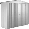 Casetta da giardino Biohort Europa sp 0,5 mm 203x244x84 cm argento 2 batt.