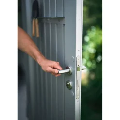 Casetta da giardino Biohort AvantGarde sp 0,5 mm 180x255x218 cm argento standard