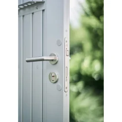 Casetta da giardino Biohort AvantGarde sp 0,5 mm 180x255x218 cm argento standard