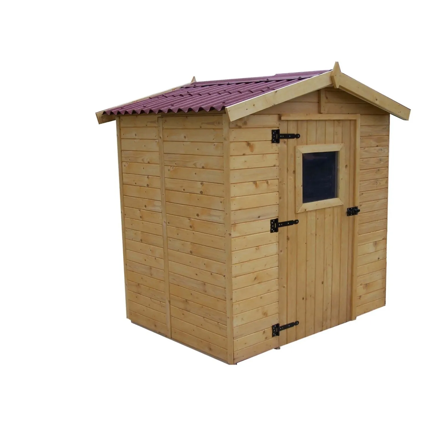 Casetta da giardino in legno sp 16 mm H204xL180xP187 cm