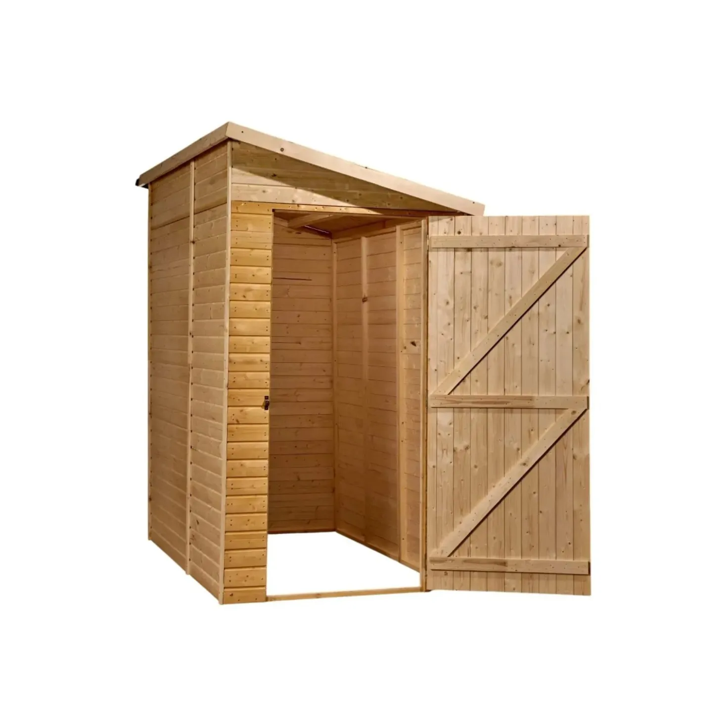 Casetta da giardino in legno sp 16 mm H220xL130xP223 cm