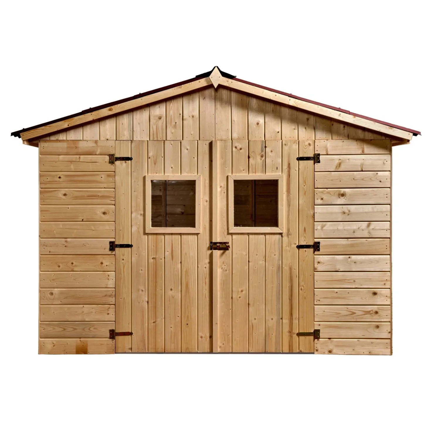 Casetta da giardino in legno sp 16 mm H226xL300xP300 cm
