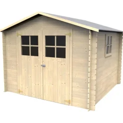 Casetta da giardino in legno Mirama sp 19 mm H210xL283xP272 cm