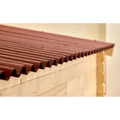 Casetta da giardino in legno sp 28 mm H207xL416xP504 cm