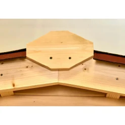 Casetta da giardino in legno sp 28 mm H207xL416xP504 cm