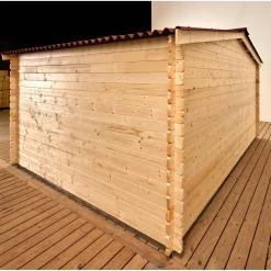 Casetta da giardino in legno sp 28 mm H207xL416xP504 cm