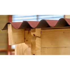 Casetta da giardino in legno sp 28 mm H207xL416xP504 cm