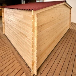 Casetta da giardino in legno sp 28 mm H207xL416xP404 cm