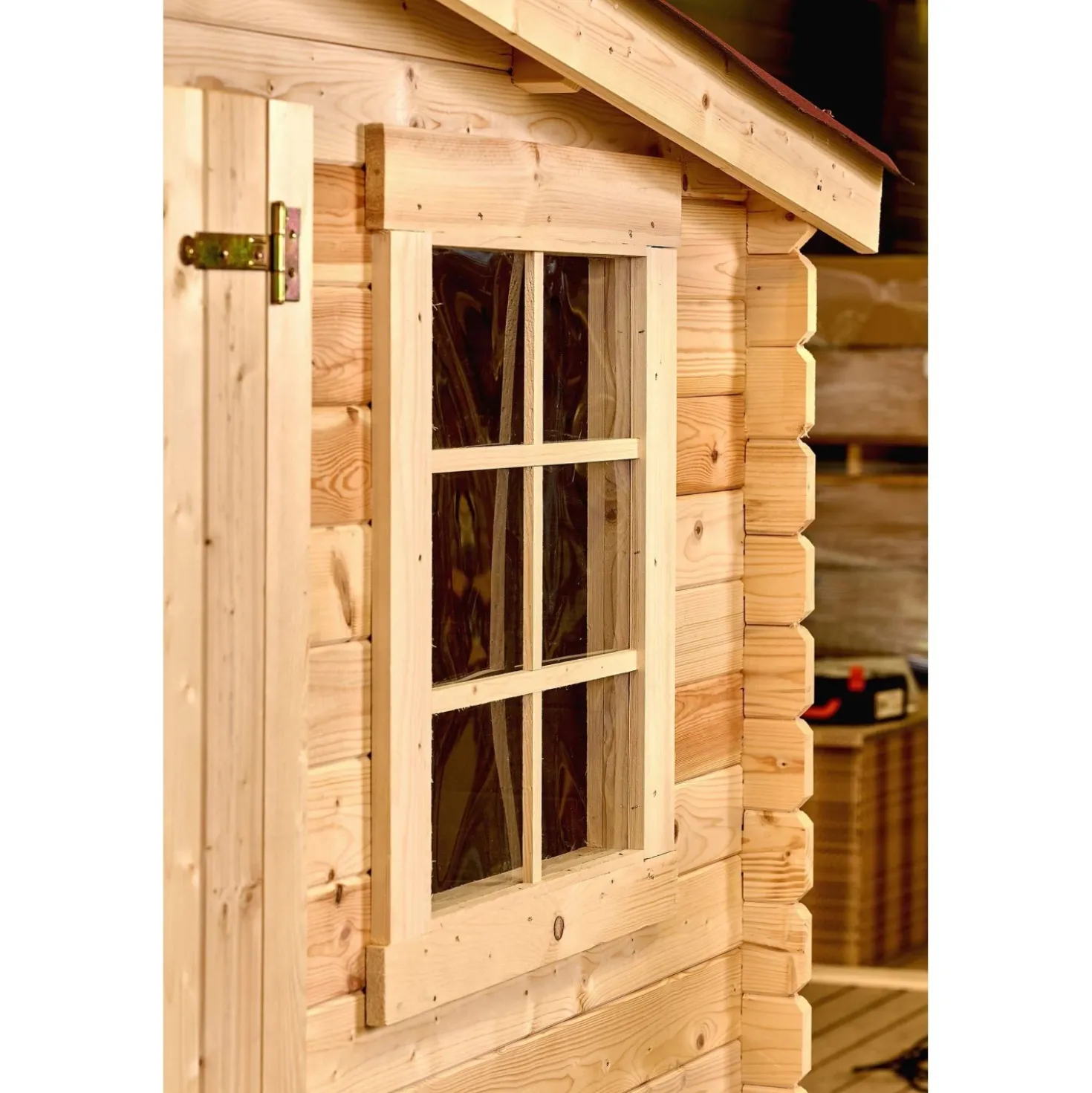 Casetta da giardino in legno sp 28 mm H207xL416xP404 cm