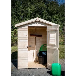 Casetta da giardino in legno sp 16 mm H204xL180xP145 cm