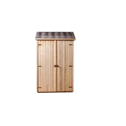 Casetta da giardino in legno a pannelli sp 16 mm H206xL132xP65 cm