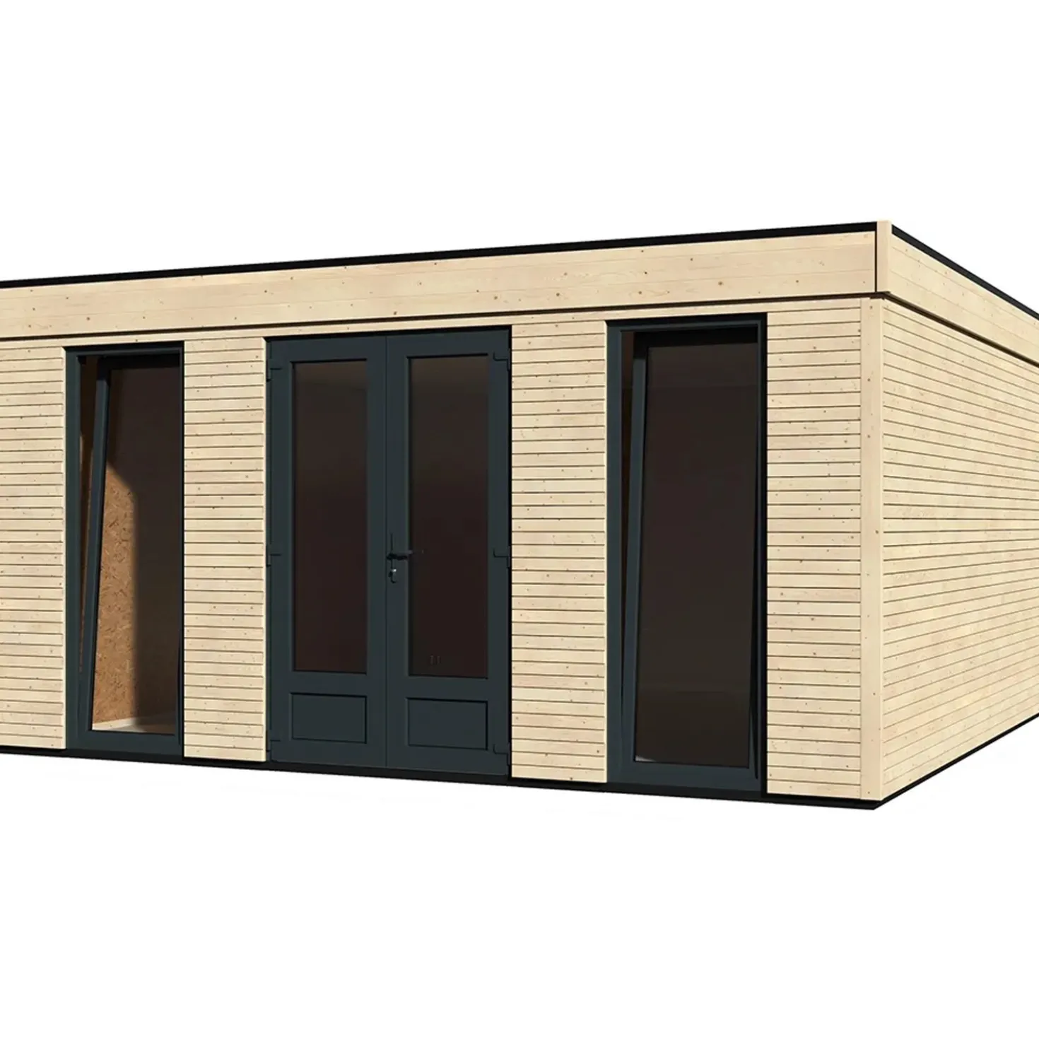 Casetta da giardino in legno semi-abitabile H250xL497xP497 cm 21,34 m²
