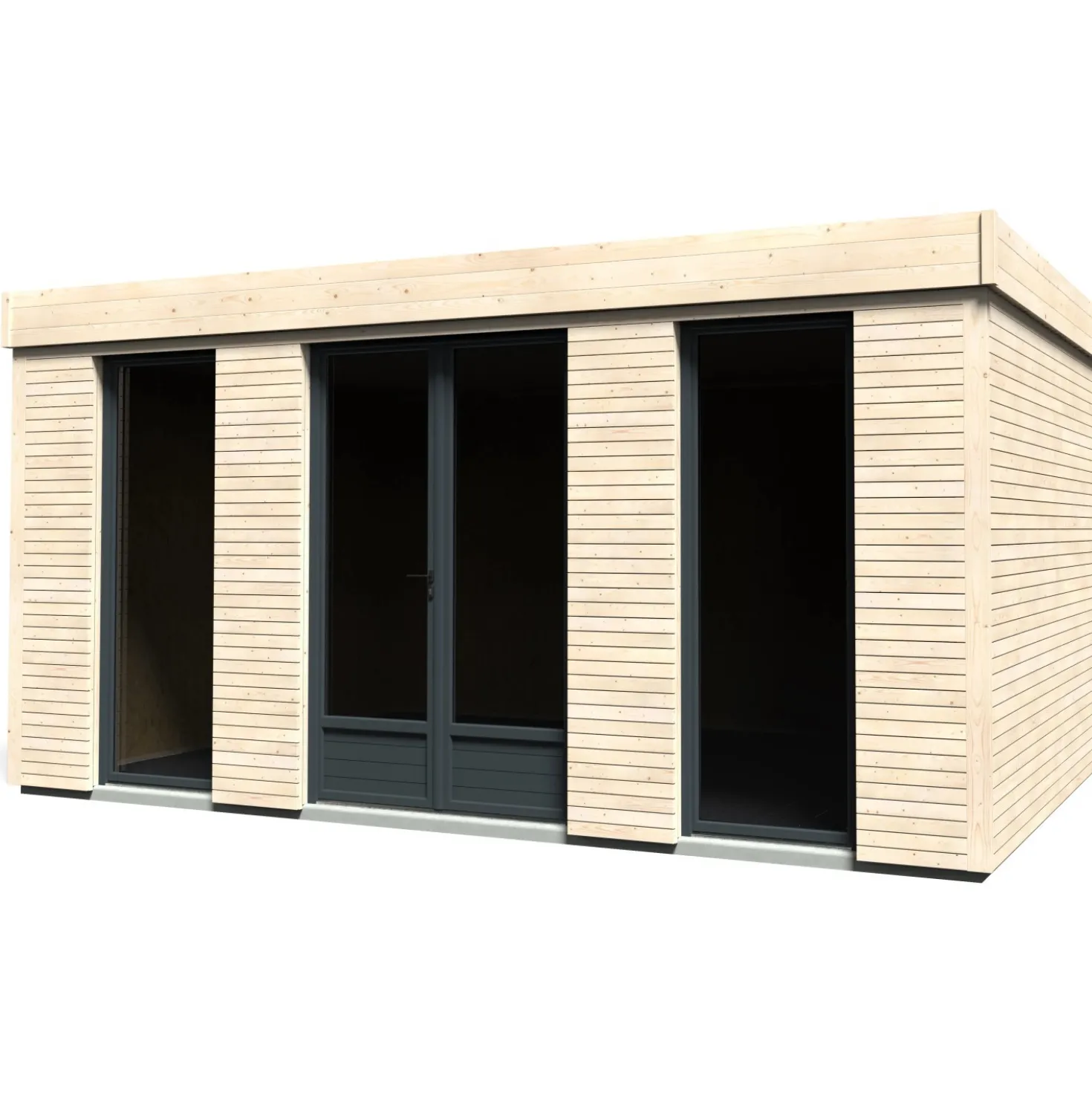 Casetta da giardino in legno semi-abitabile H250xL497xP365 cm 15,25 m²