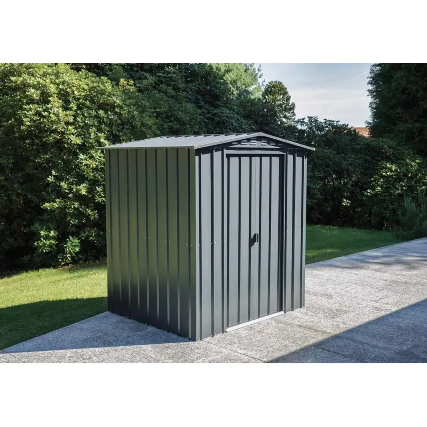 Casetta da giardino in metallo CA004 183x154x193 cm