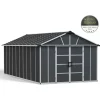 Casetta da giardino in metallo Palram Yukon sp 10 mm H252xL643xP332 cm