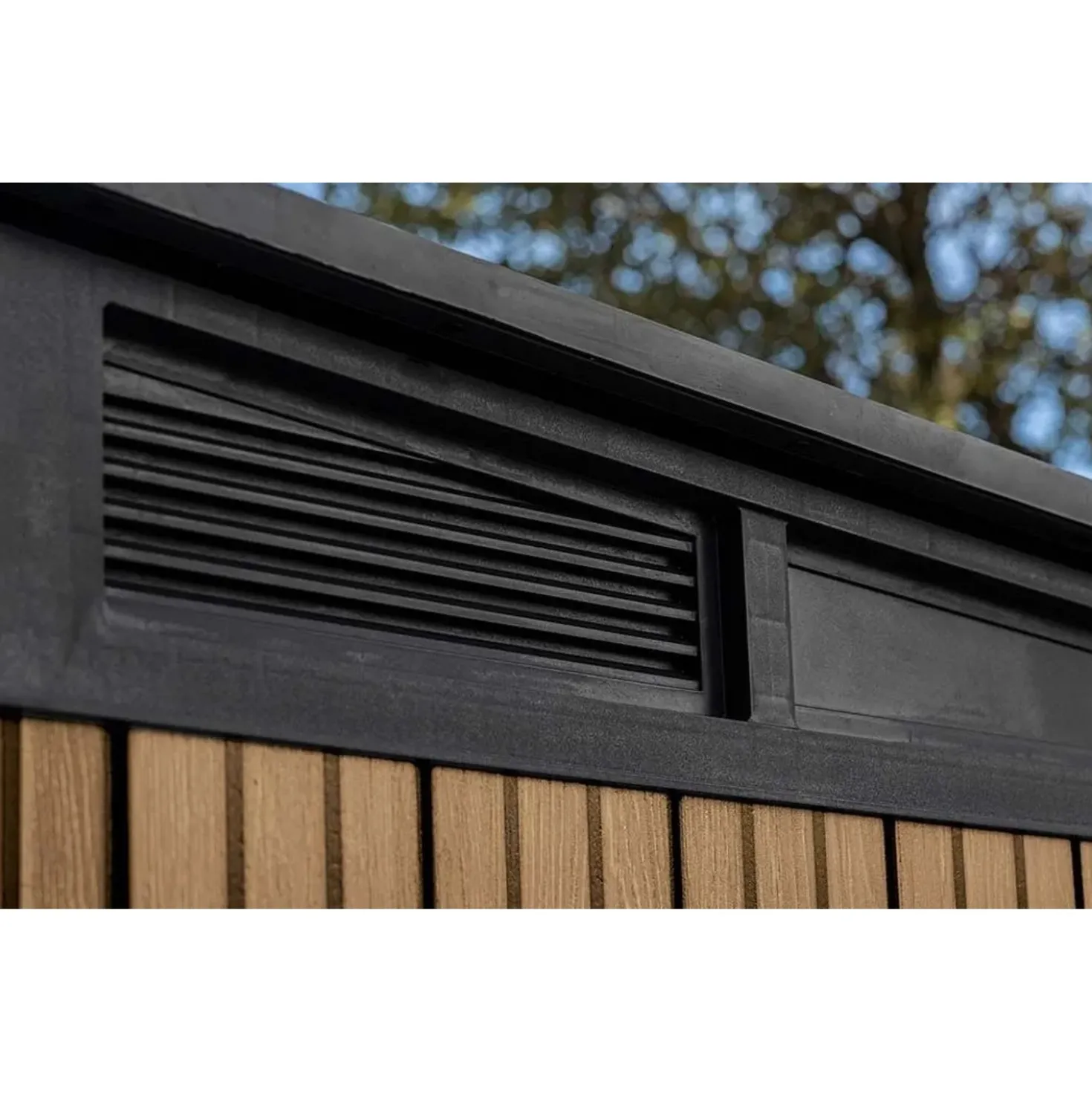 Casetta da giardino in plastica Keter Pent sp. 20 mm marrone chiaro 6 m²