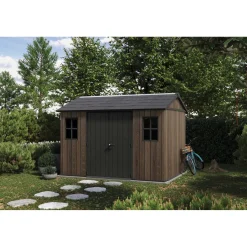 Casetta da giardino in plastica Keter Apex sp.20 mm marrone scuro 6,8 m²