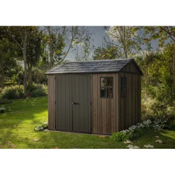 Casetta da giardino in plastica Keter Apex sp.20 mm marrone scuro 5,2 m²