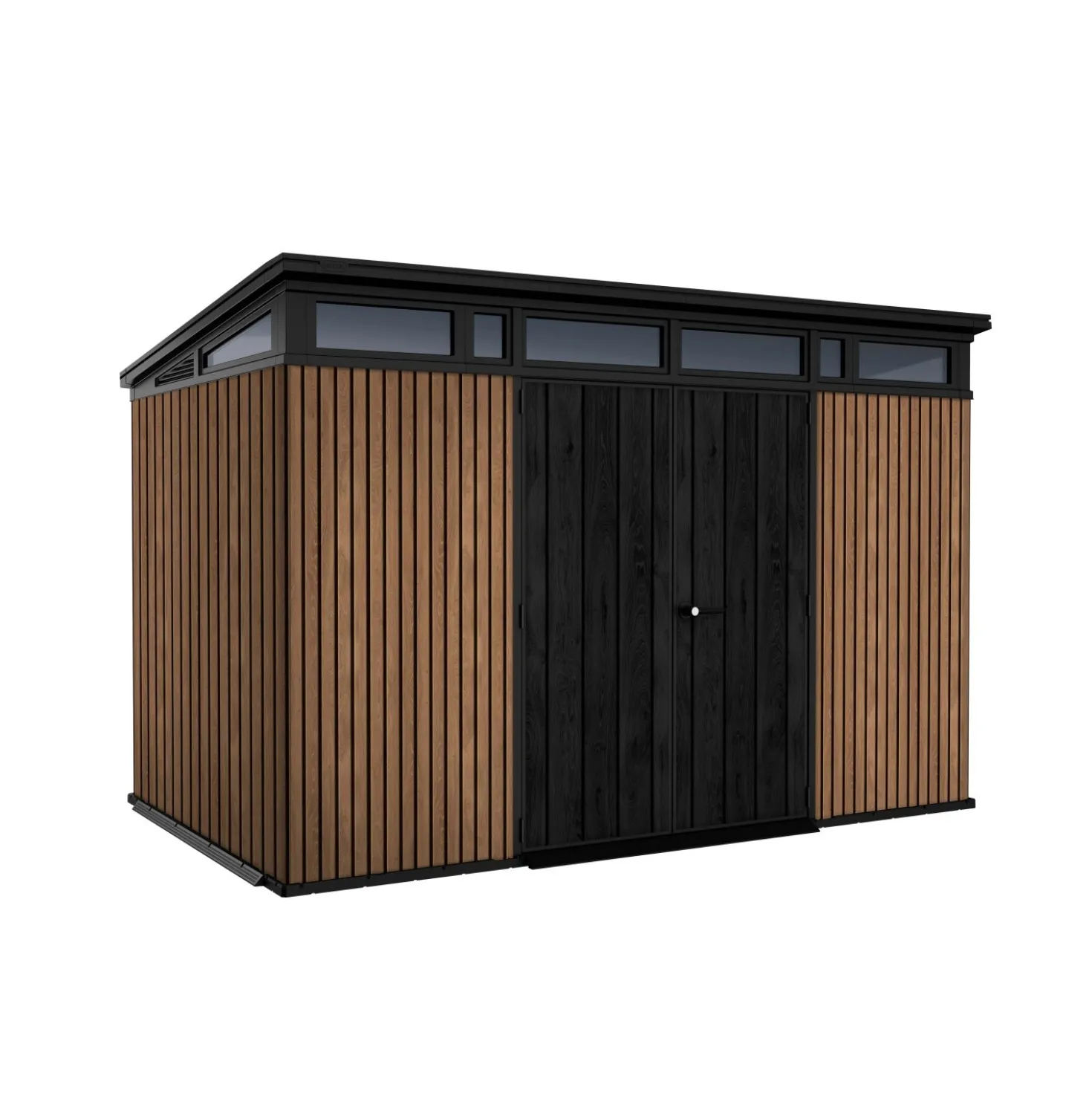 Casetta da giardino in plastica Keter Pent sp. 20 mm marrone chiaro 7,4 m²