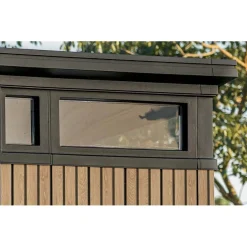 Casetta da giardino in plastica Keter Pent sp. 20 mm marrone chiaro 7,4 m²
