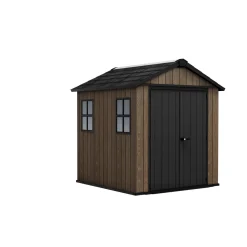 Casetta da giardino in plastica Keter Apex sp.20 mm marrone scuro 7,4 m²