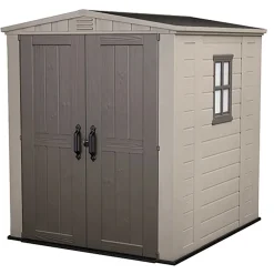 Casetta da giardino in plastica Keter Factor sp 1,6 mm marrone 3,39 mq