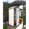 Casetta da giardino in PVC Garofalo Tuscany Evo sp. 20 mm bianco crema 0,93 m²