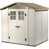 Casetta da giardino in PVC Tuscany Evo sp. 20 mm beige 3,98 m²