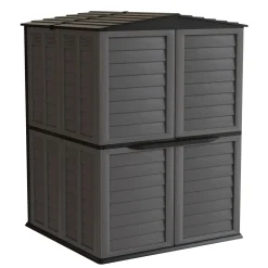 Casetta da giardino in PVC Garden Shed sp. 60 mm antracite 2,5 m²