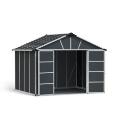 Casetta da giardino in PVC Palram Canopia Yukon sp. 10 mm grigio 9 m²