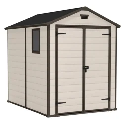 Casetta da giardino in resina Keter Manor beige 4,4 m²