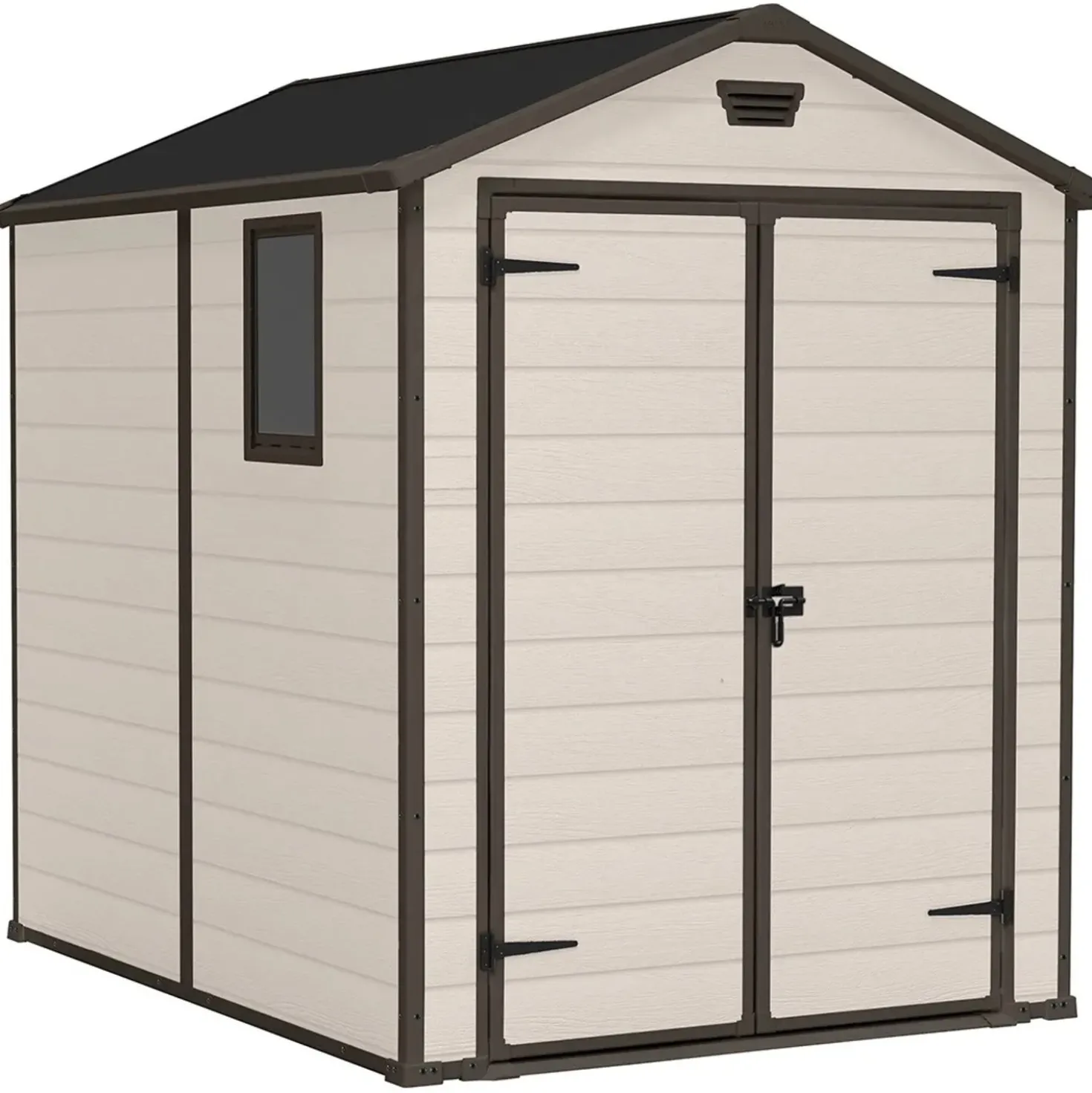 Casetta da giardino in resina Keter Manor beige 4,4 m²