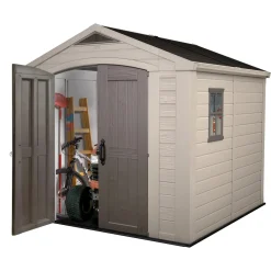 Casetta da giardino in resina Keter Factor sp. 16 mm beige 4,67 m²