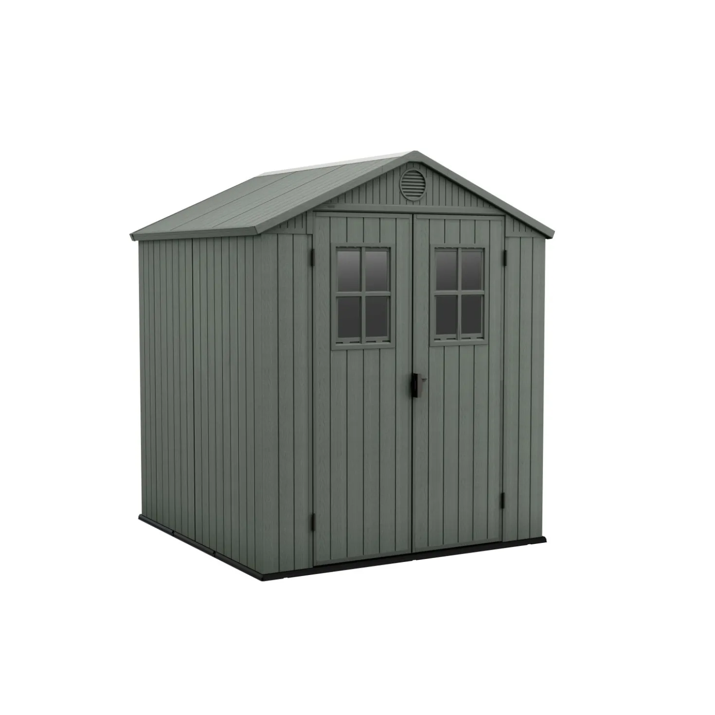 Casetta da giardino in resina Keter Darwin sp. 16 mm verde 3,47 m²