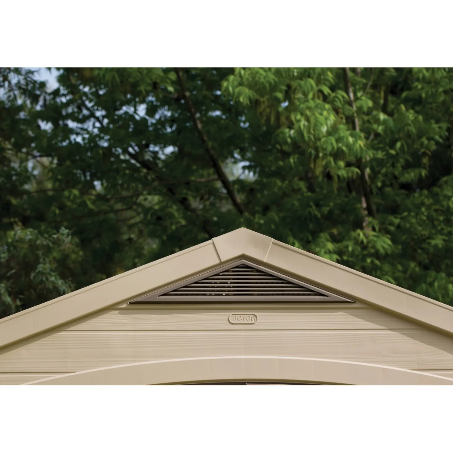 Casetta da giardino in resina Keter Factor sp. 16 mm beige 8,1 m²