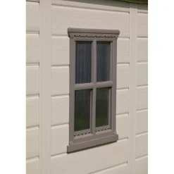 Casetta da giardino in resina Keter Factor sp. 16 mm beige 8,1 m²