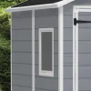 Casetta da giardino in resina Keter Manor sp. 16 mm 185x152x226 cm grigio