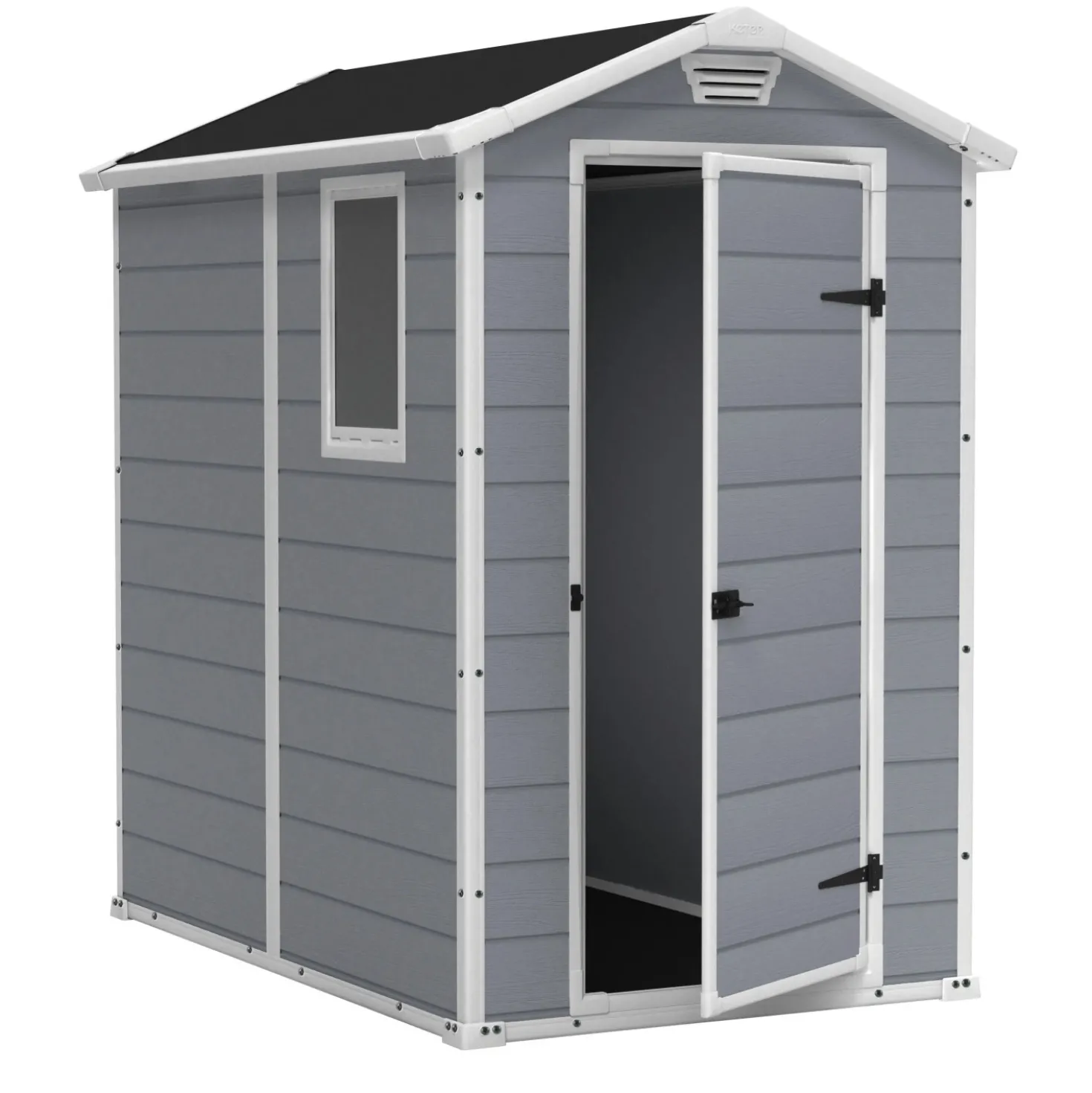 Casetta da giardino in resina Keter sp. 16 mm grigio 2,17 m²