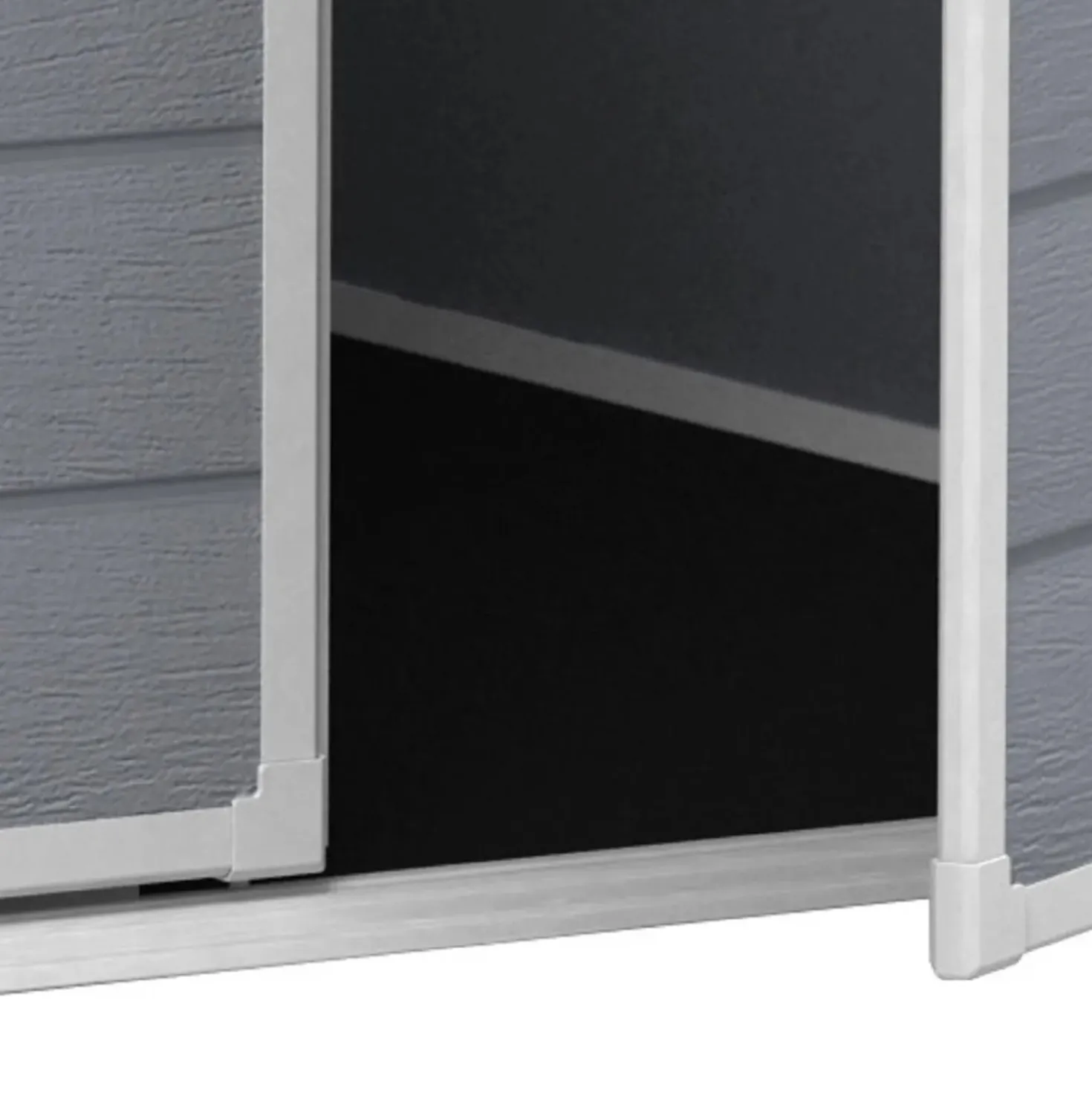 Casetta da giardino in resina Keter sp. 16 mm grigio 2,17 m²