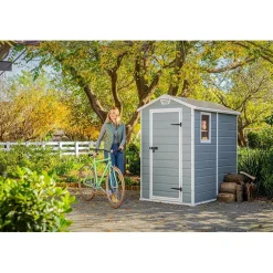 Casetta da giardino in resina Keter sp. 16 mm grigio 2,17 m²
