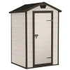 Casetta da giardino in resina Keter Manor sp. 16 mm beige 1,2 m²