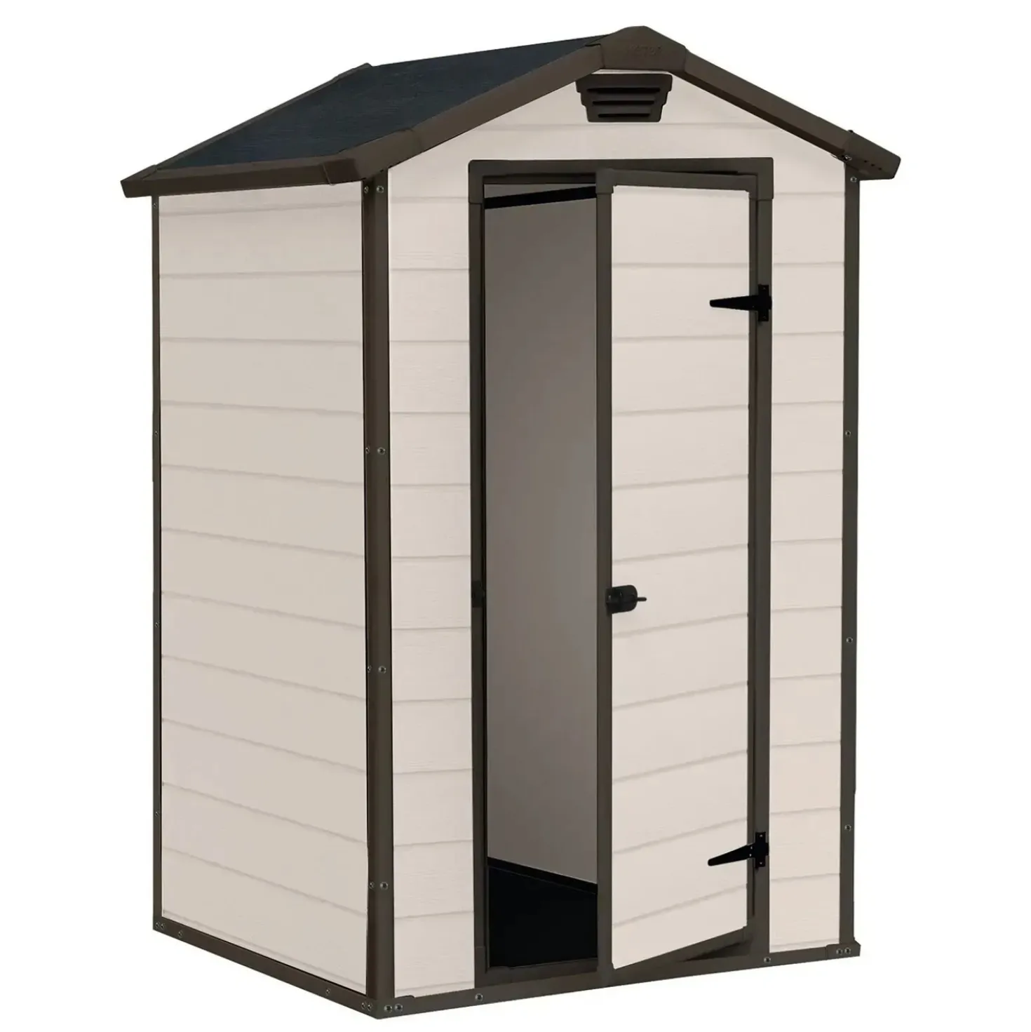 Casetta da giardino in resina Keter Manor sp. 16 mm beige 1,2 m²